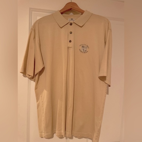 Lone Cypress Pebble Beach 100% Cotton Tan Mens Shirt. Size L. Barely worn. - Picture 1 of 3